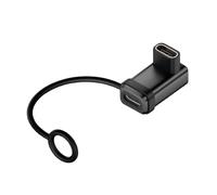 JSGHGDF Convertitore USB 4 in metallo denso 80Gbps Trasmissione super veloce Compatibilità generale Connessione stabile per viaggi di lavoro Compatibilità trasferimento USB C