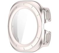 JSGHGDF Copertura completa Smartwatch Integrato Protezione Dello Schermo In Vetro Temperato Difesa Duro Del Manicotto Della Protezione Della Cassa Per Orologio 7 47mm Cristallo