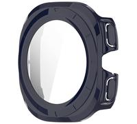 JSGHGDF Copertura completa Smartwatch Integrato Protezione Dello Schermo In Vetro Temperato Difesa Duro Del Manicotto Della Protezione Della Cassa Per Orologio 7 47mm Cristallo