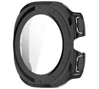 JSGHGDF Copertura completa Smartwatch Integrato Protezione Dello Schermo In Vetro Temperato Difesa Duro Del Manicotto Della Protezione Della Cassa Per Orologio 7 47mm Cristallo