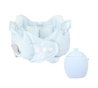 JSGHGDF Cuscino da viaggio imbottito ad aria ventilata con design a installazione rapida, adatto per qualsiasi viaggio, cuscino per il collo lavabile