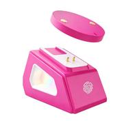 JSGHGDF Desktop Station con allineamento, Rose red | Ingresso di tipo C, porta USB e dock illuminato per tavoli da computer GPW/G502X