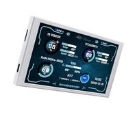 JSGHGDF Display secondario USBC da 5,2 pollici per PC CPU Monitoraggi GPU Temi modificabili dinamici Schermo portatile leggero Schermo di estensione del computer portatile