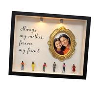 JSGHGDF Diys Minis Musei Silhouetted Box, Festeggia il tuo ricordo unico con stili, Shadows Box Frame Set Personalizza Display Personalizza Vetrina Foto Fai da te