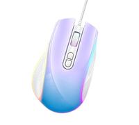 JSGHGDF Gioco desktop | Cavo USB, Programmazione a 8 pulsanti, 7200 DPI, Color Glow Trim, Shell sagomata, Navigazione portatile, Computer
