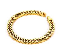 JSGHGDF Gioielli ergonomici in acciaio inossidabile a trama quadrupla testurizzata per uno stile di vita attivo catena antiruggine, One Size, come descritto