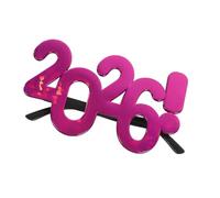 JSGHGDF Glitters 2026 Occhiali Numero Puntelli Accessori di Natale per Conto Alla Rovescia Decorazioni e Video a Tema Oggetti di scena Capodanno ' s Eve Occhiali Decorazioni, D, Taglia unica