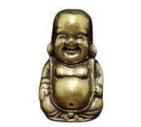 JSGHGDF Mazzo spirituale in bronzo con incisione di un piccolo complesso di Buddha Maitreya con incisione artigianale in bronzo, One Size, come descritto, come descritto
