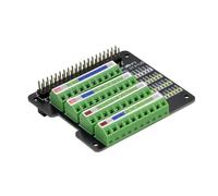 JSGHGDF Morsettiera GPIO con collegamenti a Vite etichettati | Basetta a 40 pin e indicatori LED montati per cablaggio organizzato progetti elettronici