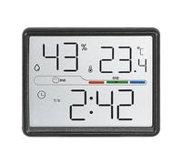 JSGHGDF Orologio magnetico per frigorifero con ampio display, monitoraggio del clima interno, comandi facili da usare per la gestione della casa
