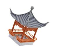 JSGHGDF Padiglione in miniatura modello statuetta edificio antico per progetti artigianali architettura cinese paesaggio e decorazione domestica pezzo culturale