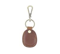 JSGHGDF Pratico e robusto porta carte di accesso in pelle PU, elegante design a goccia, accessorio per ufficio, scuola e appartamento, Marrone, M