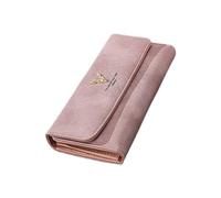 JSGHGDF PU Pelle Carte di Credito Lungo Portafoglio Titolare di Carta Business Cambiamento Tasca per Le Donne Borsa Del Soldi Borse, rosa