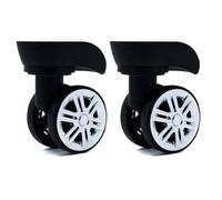 JSGHGDF Ruote di ricambio per bagagli A09 Ruote per valigie Valigia Trolley Valigia Ruota per bagagli per riparazione Sostituzione, Nero