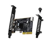 JSGHGDF Scheda di espansione del circuito a 4 strati PCIe 4X a USB 3.2 Gen2 20Gbps Type-E