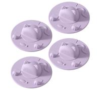 JSGHGDF Set di 3/4 coperchio per bevande con base antiscivolo e slot per bustine di tè Set di accessori da cucina per tazze da caffè leader multiuso