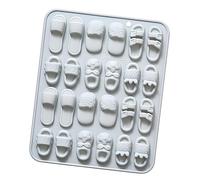 JSGHGDF Set di pantofole in silicone: 24 fori in 6 stili per pasticceria e sapone creatività e artigianato