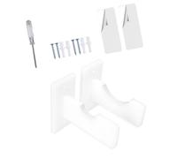 JSGHGDF Set ganci da parete per attrezzature, coppia, White | con accesso alla base aperta per layout archiviazione della visualizzazione della stanza