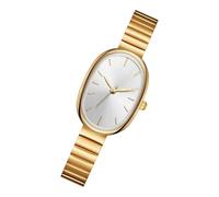 JSGHGDF Sofisticato orologio da polso ovale con cinturino in pelle premium resistente all ' acqua Orologio da polso impermeabile moderno elegante retrò per professionisti