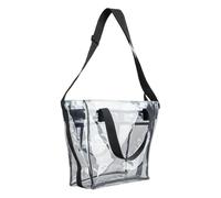 JSGHGDF Spalla trasparente antistatica della borsa degli attrezzi della chiusura della borsa degli attrezzi del PVC per gli ingegneri Crossbody Pack multiuso di lavoro sacchetti all'aperto