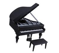 JSGHGDF Strumento realistico case delle bambole pianoforte a coda case delle bambole Mobili in miniatura perfetti per esposizione di libri in miniatura, pratici piccoli strumenti mobili in aula con