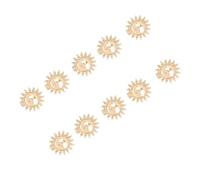 JSGHGDF Sun Moons Pattern Portatovaglioli Anelli Lega Antiruggine Accessori Eleganti Festival Stoviglie Clip Antiruggine Cena Clip