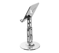 JSGHGDF Supporto per tablet in metallo integrato con giunto a 360 perni e base antiscivolo per un posizionamento sicuro del dispositivo, supporto per tablet resistente