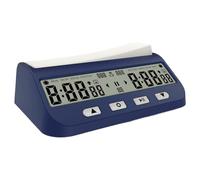 JSGHGDF Timer di gioco professionale con impostazione della lingua commutabile 5 modelli di competizione Controllo del suono Scacchi portatile Orologio da torneo di scacchi