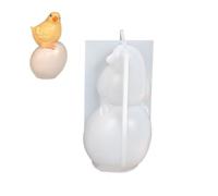 JSGHGDF Uova di Pasqua in silicone per realizzare progetti artigianali con decorazioni creative per le festività pasquali pulcino
