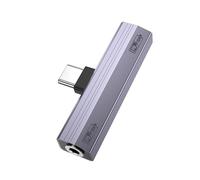 JSGHGDF Velocità 100W Caricabatterie e USB C Sound Adapter Auricolare Adattatore Cuffia per Clear Sound Compacts Auricolare