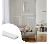 JSIWOTH 8M Modanatura Adesiva per Pareti, Nastro di Decorazione Auto-Adesivo per Porte, Finestre, Specchi Flessibili, Pareti, Soffitti, Pavimenti, Armadi, Piastrelle, e Bordi