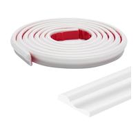 JSIWOTH Modanatura Parete Autoadesiva 2.3cm - Bordatura 3D per Decorazione Casa, Protezione Pareti & Fai da Te