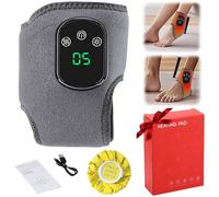 JSJHJZJ Naxir Foot Revive Massager for Neuropathy, 3-in-1 Cordless Vibration Ankle Massager, Heated Ankle Wrap, Pain Relief, Compact & Portable for all Ages Ankle Massage(1pcs)