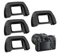 JSKWIKE 4 PCS Mirino per oculare da Compatibile con Nikon DK-21 D7000 D750 D610 D600 D300 D200 D100 D90 D80 D70 D70s