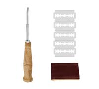 JSKWIKE Taglierina per Pane Bread Lame con 4 Lame Coltello da Panettiere, Coltello per Segnare, per Cuocere, Intagliare Modelli di Pane Crudo