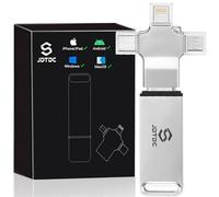 JSL JDTDC 256GB 4-IN-1 Foto-Memoria-Esterna-Stick Per iPhone/iPad/Android/Computer Universale iPhone-Memoria di Backup Automatico per Foto & Video iPhone-Chiavetta-USB-Stick iPhone-Flash-Drive