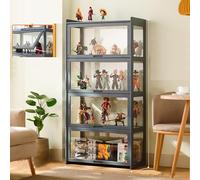 JSLJDM Vetrinetta Espositiva Vetrina Espositiva da Parete in Acrilico Trasparente Vetrina Espositiva per Collezionismo Vetrina Soggiorno Moderni per Soggiorno, Camera, Ufficio 70 * 34 * 140CM A