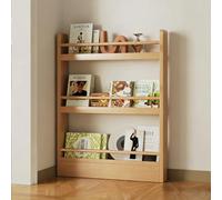 JSLXNDM Da 3 a 6 piani Libreria da parete per bambini Libreria stretta dietro la porta Salvaspazio Adatto a soggiorni, camere da letto e camerette per bambini 3F 100CM