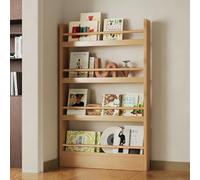 JSLXNDM Da 3 a 6 piani Libreria da parete per bambini Libreria stretta dietro la porta Salvaspazio Adatto a soggiorni, camere da letto e camerette per bambini 4F 60CM