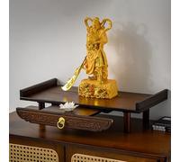 JSLXNDM Da pareteTavolo Altare Marrone Un tavolo da preghiera in bambù con cassetti, adatto per il culto domestico e i riti ancestrali Walnut 15.7 * 9.8 * 5.1in