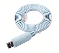 JSM FITNESS® Cavo Ethernet USB - USB RJ45 Console Cable 1.8m per Cisco Router e Switch - Cavo Console per Configurazione Dispositivi di Rete con Chipset FTDI - Compatibile Windows, Linux, MacOS