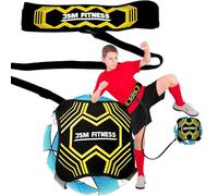 JSM FITNESS Pallone con Elastico 360 Gradi - Trainer Calcio per Bambini - Kit Allenamento Calcio con Cintura Regolabile - Trainer da Calcio con Pallone Rotazione Completa