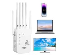 Jsnwernb Amplificatore WiFi E Espansore Di Internet | Amplificatore Portatile Ad Alta Velocità Stabile E Sicuro - Estensore di Portata WiFi di Segnale,per Famiglia Casa Interni