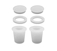 Jsnwernb Anello di foro per ombrello, tavolo esterno, set di 6 inserti da tavolo per ombrello, adattatore per foro da 2 a 2,5 pollici, per ombrelloni, terrazza, caffè, spiaggia pic-nic