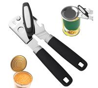 Jsnwernb Apriscatole manuale | Apribottiglie a mano | Con manico antiscivolo e artigli magnetici per scatole di conservazione e bevande, per conserve da cucina e bancone armadio