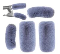 Jsnwernb Copertura Per Manubrio Di Motocicletta | Protezione Morbida Per Mani In Pile | Copertura Impermeabile Al E Calda,Per Uomini Donne Scooter Moto Motoslitta ATV Inverno Estate Ciclismo