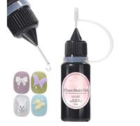 Jsnwernb Gel per Modellatura Unghie,10 ml Colla Gioielli Trasparente Non Appiccicosa | Gel Unghie 3D Trasparente Non Appiccicoso | Per Arte Design Gemme Glitter Pittura Colori Adatto A Principianti