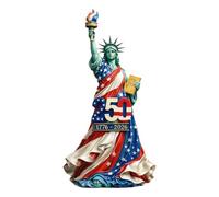 Jsnwernb Statuette da Scrivania per Ufficio | Arredamento Patriottico per la Casa,Souvenir Statua della Ornamento da Scrivania - Per esposizione collezione scrivania mensola vetrina feste e