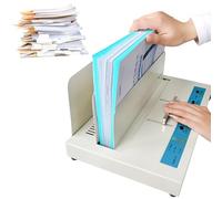 json2xml Rilegatrice elettrica a Caldo - Rilegatrice Termica per Documenti A3 (Lato Corto)/A4/A5 con Riscaldamento/Rilegatura in Ceramica PTC Spessore Rilegatura:5cm,Rilegatrice Termica per Documenti