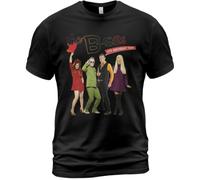 JSONBS Cotton T-Shirt The B-52's Wild Planet Album Tee Fred Schneider Kate PiersonBlackXL